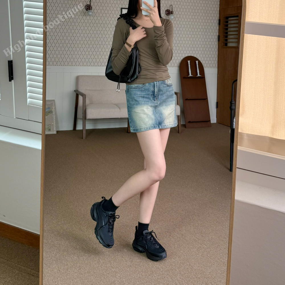 나이키 에어맥스 키높이 굽높은 어글리 여성 운동화 런닝화 블랙, 230 이미지 7