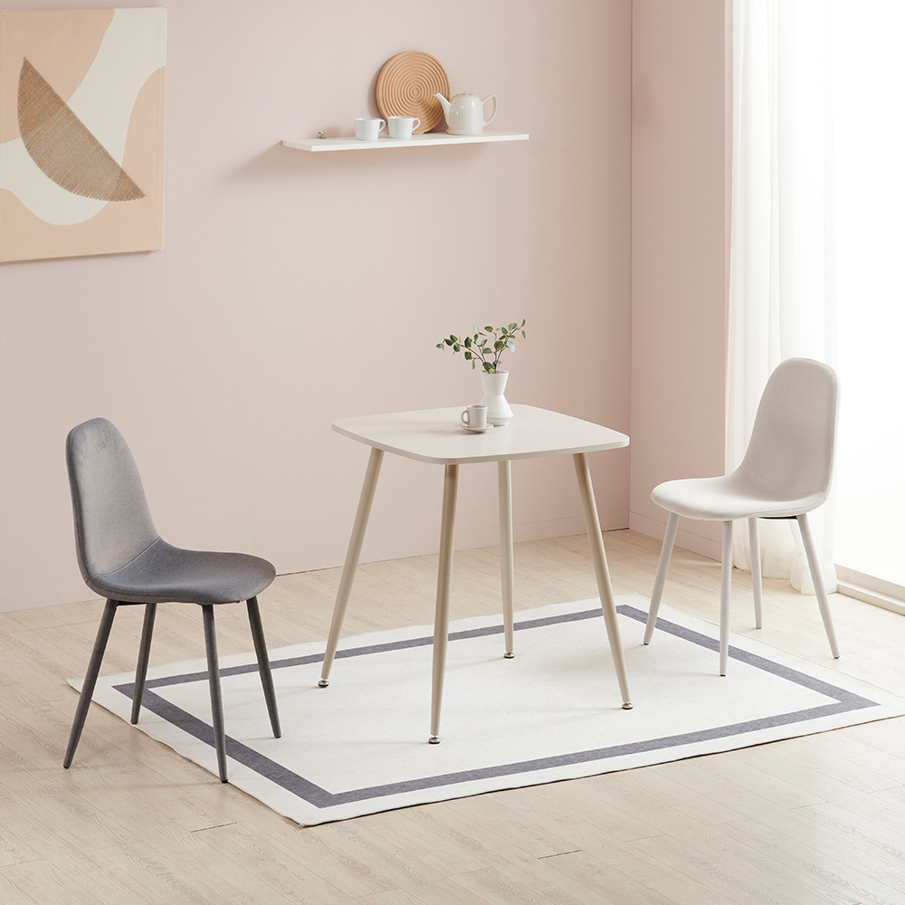 스코나 리먼스 아쿠아텍스 패브릭 식탁 의자 카페 체어