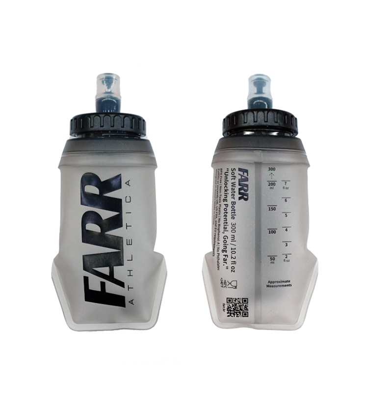 FARR 소프트 플라스크 러닝 물병 트레일 러닝 등산 스포츠 접이식 물통 300ml, 1개 - 상세 이미지 4
