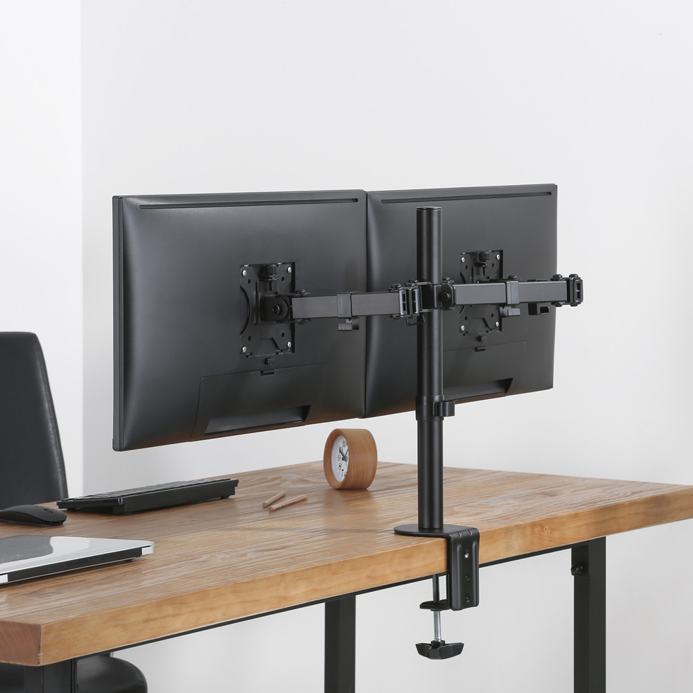 마운트뷰 MV12-C024N 듀얼 모니터암 모니터 거치대 32인치