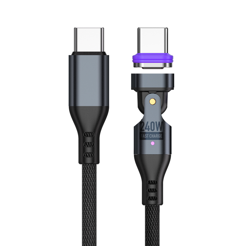 언리시 240w 마그네틱 초고속 충전 케이블 180도 회전 이미지 6