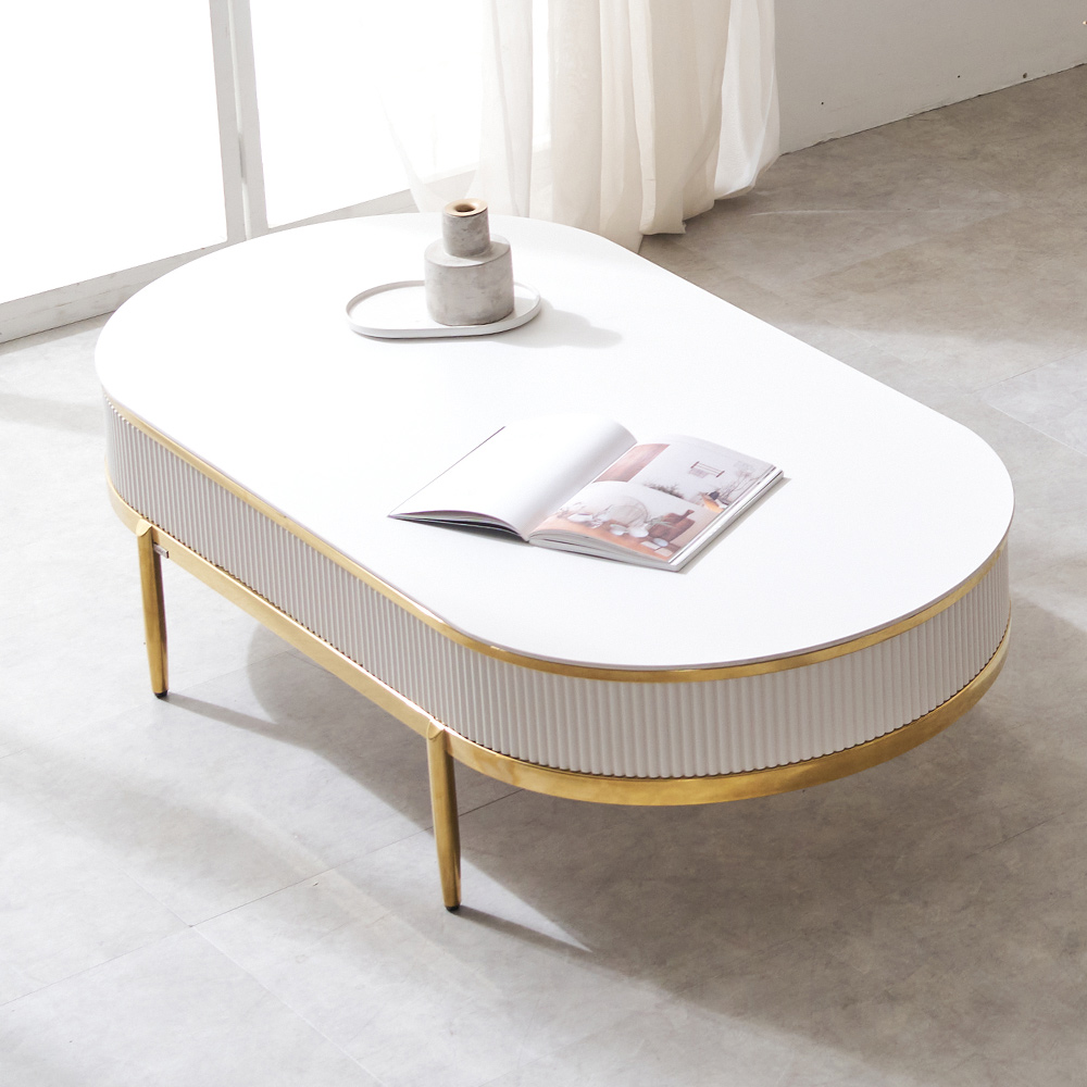 쇼파테이블 템바보드 세라믹거실테이블 플라토 밀크 골드