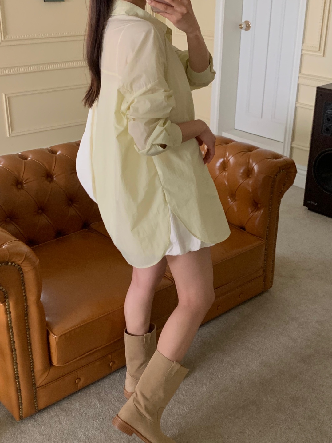 핀터 펌킨 벌룬 미니 스커트 4color (치마바지/ 미니스커트/ 벌룬스커트/ 화이트스커트/ 밴딩스커트) 상세 이미지 20