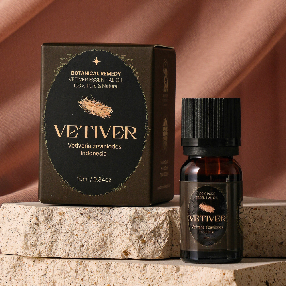 보타니컬레메디 100% 천연 에센셜 아로마 테라피 오일 베티버 10ml