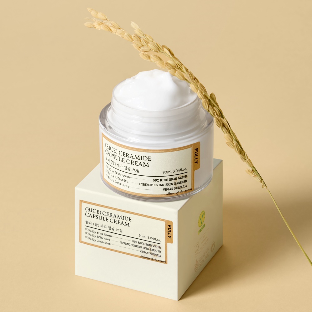 풀리 쌀 세라 캡슐 크림 90ml 피부 장벽 보습