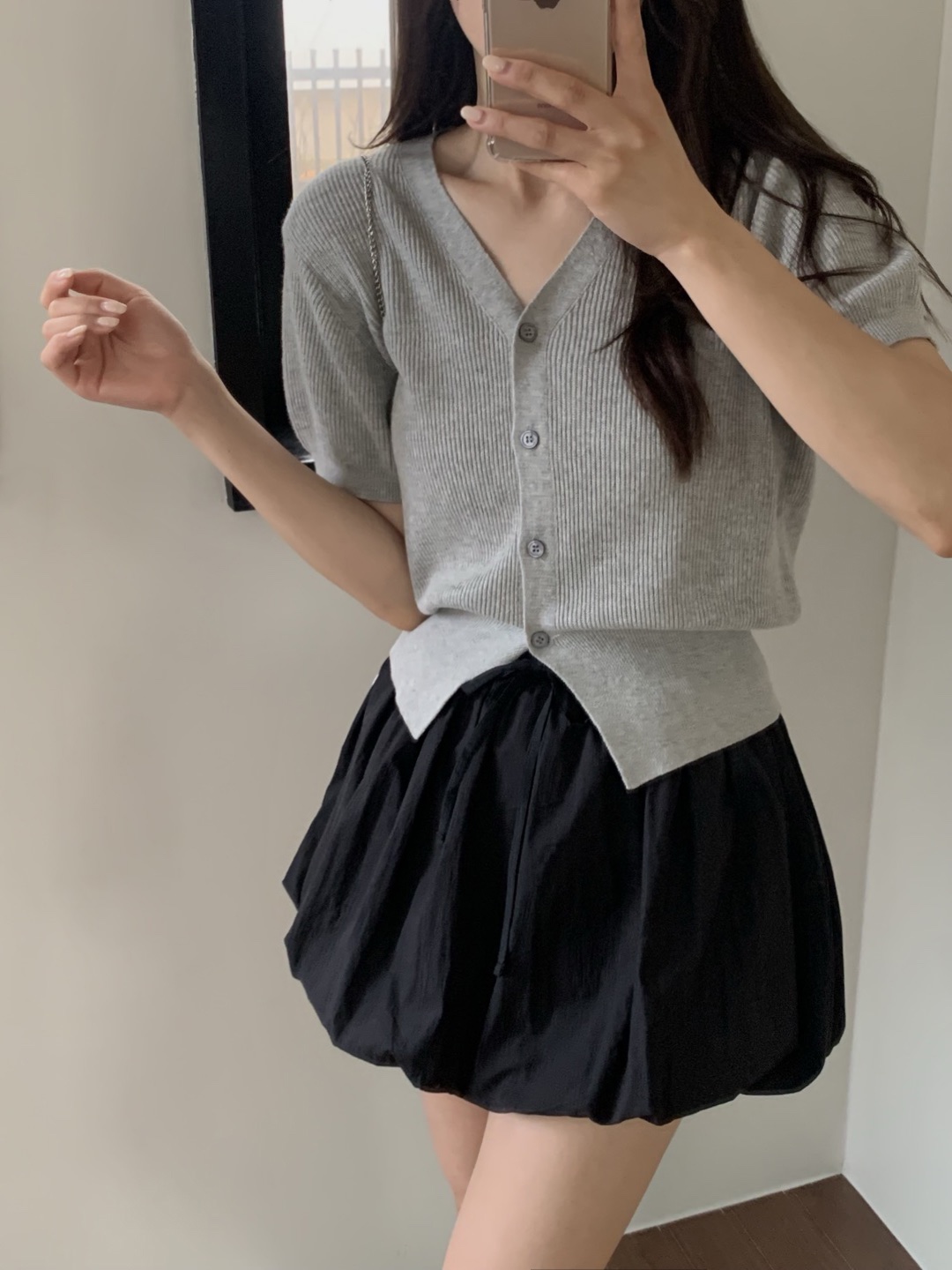 핀터 펌킨 벌룬 미니 스커트 4color (치마바지/ 미니스커트/ 벌룬스커트/ 화이트스커트/ 밴딩스커트) 상세 이미지 33