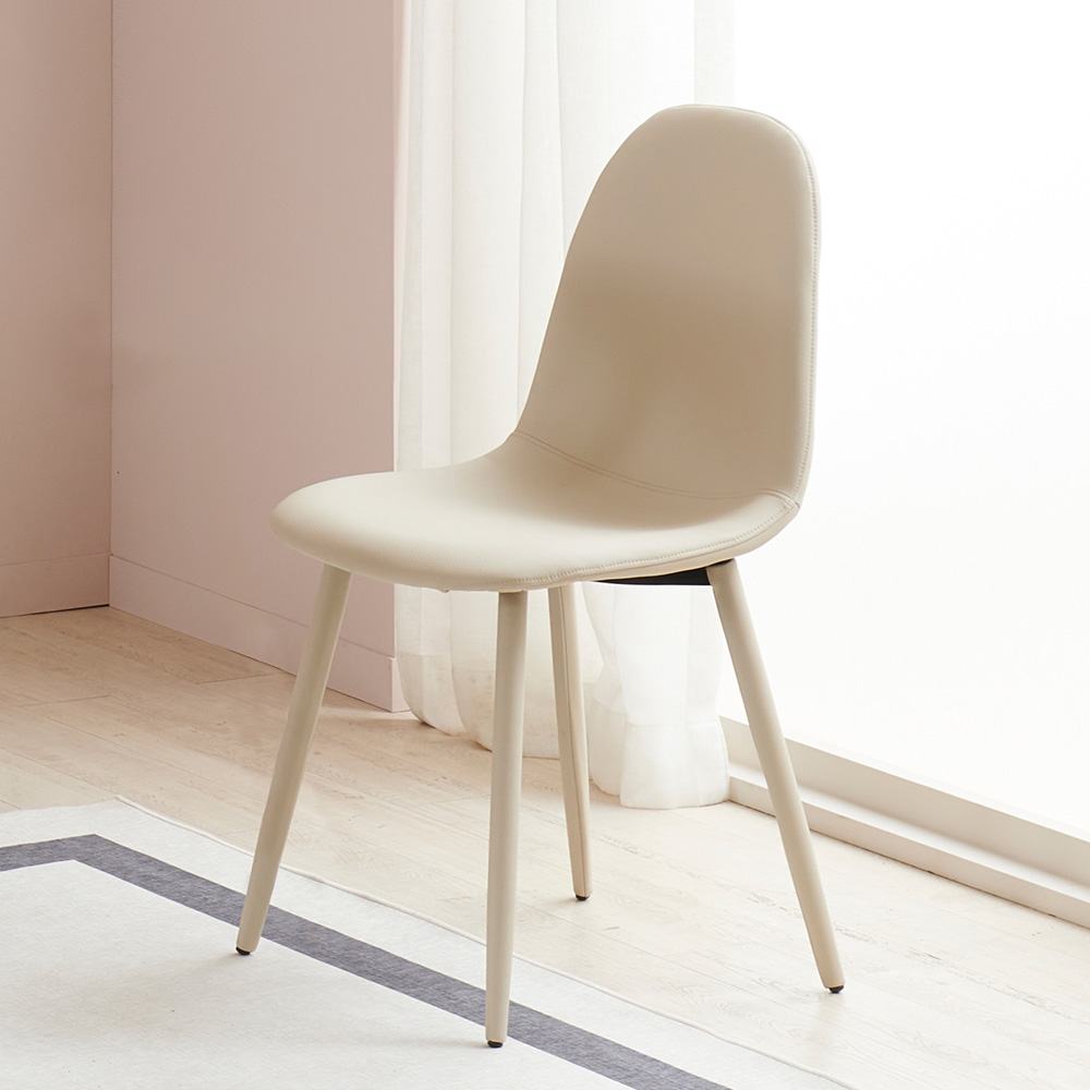 스코나 리먼스 LPM 실리콘레더 2인 식탁세트(의자2개)