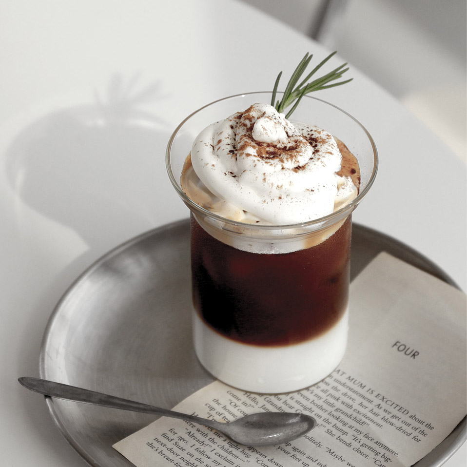 플랫 Y 내열유리컵 감성 홈카페 물잔 아이스커피잔 400ml