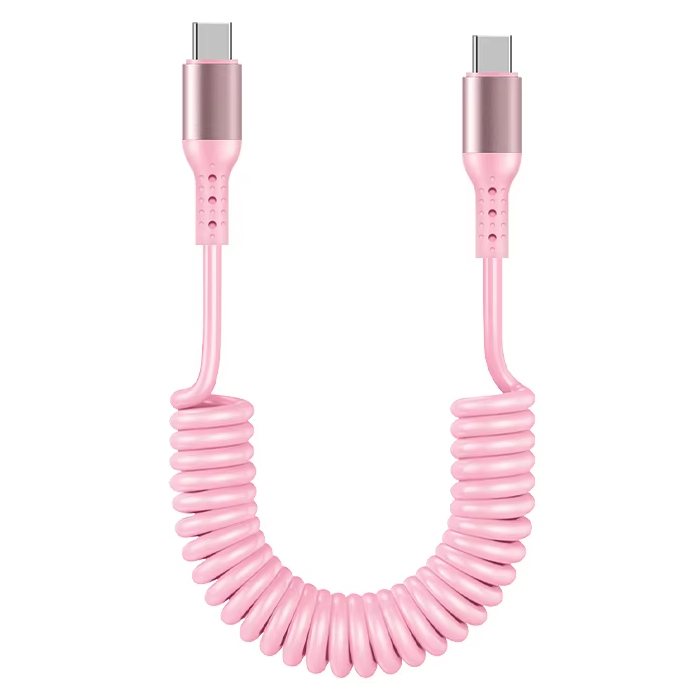 100W 고속충전 스프링케이블 CTOC 갤럭시 아이폰 끔한