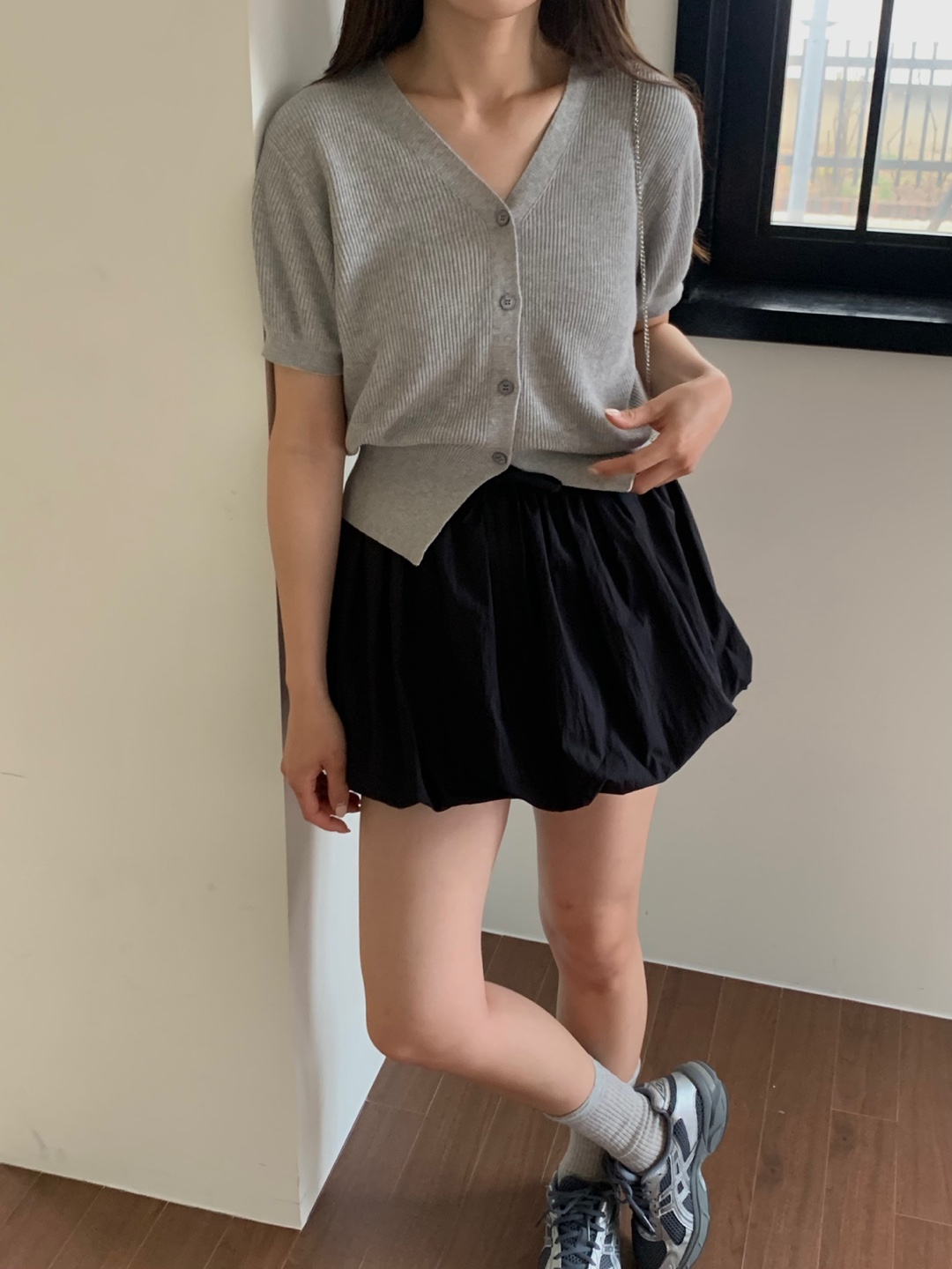 핀터 펌킨 벌룬 미니 스커트 4color (치마바지/ 미니스커트/ 벌룬스커트/ 화이트스커트/ 밴딩스커트) 상세 이미지 28