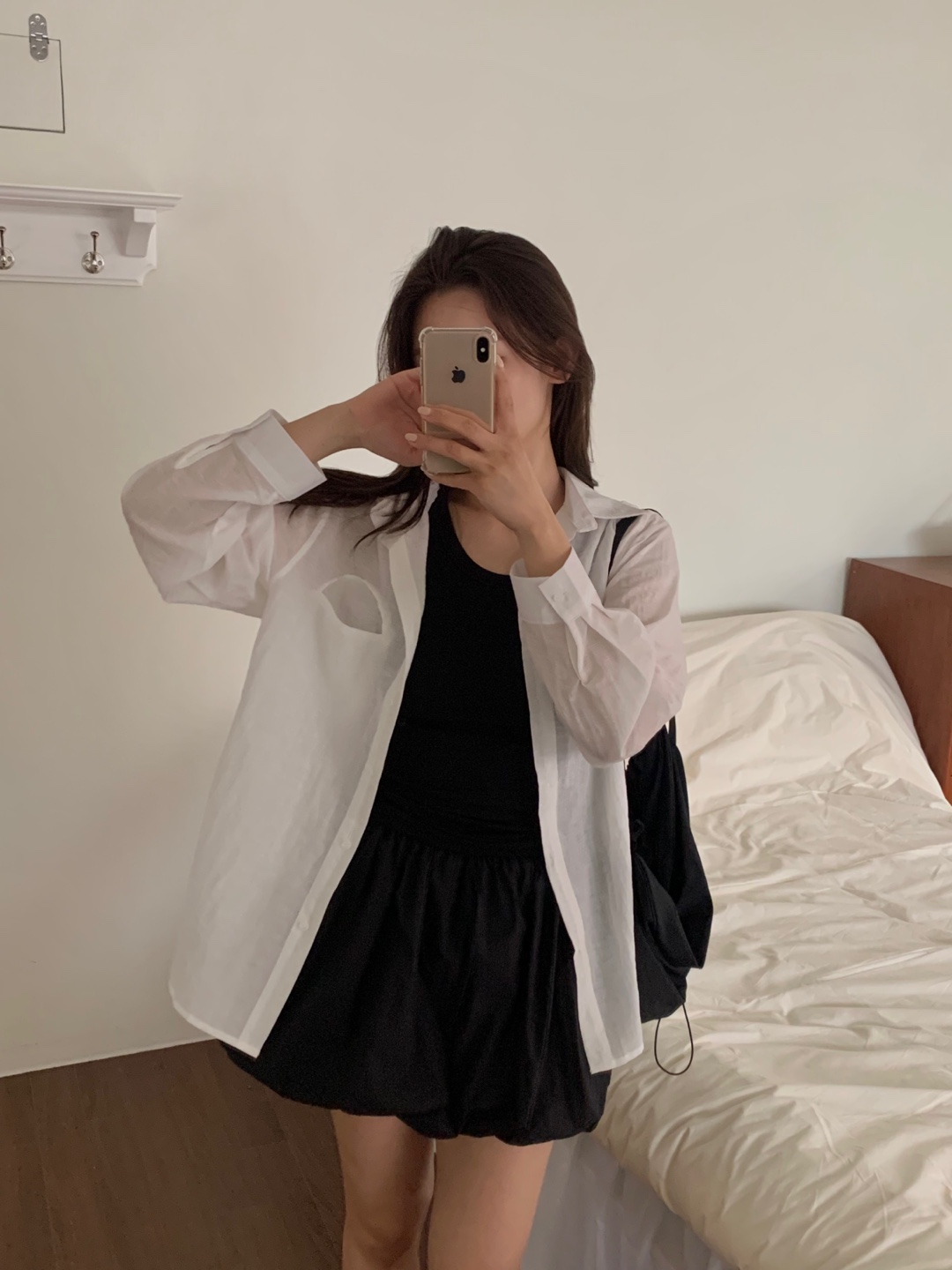 핀터 펌킨 벌룬 미니 스커트 4color (치마바지/ 미니스커트/ 벌룬스커트/ 화이트스커트/ 밴딩스커트) 상세 이미지 44