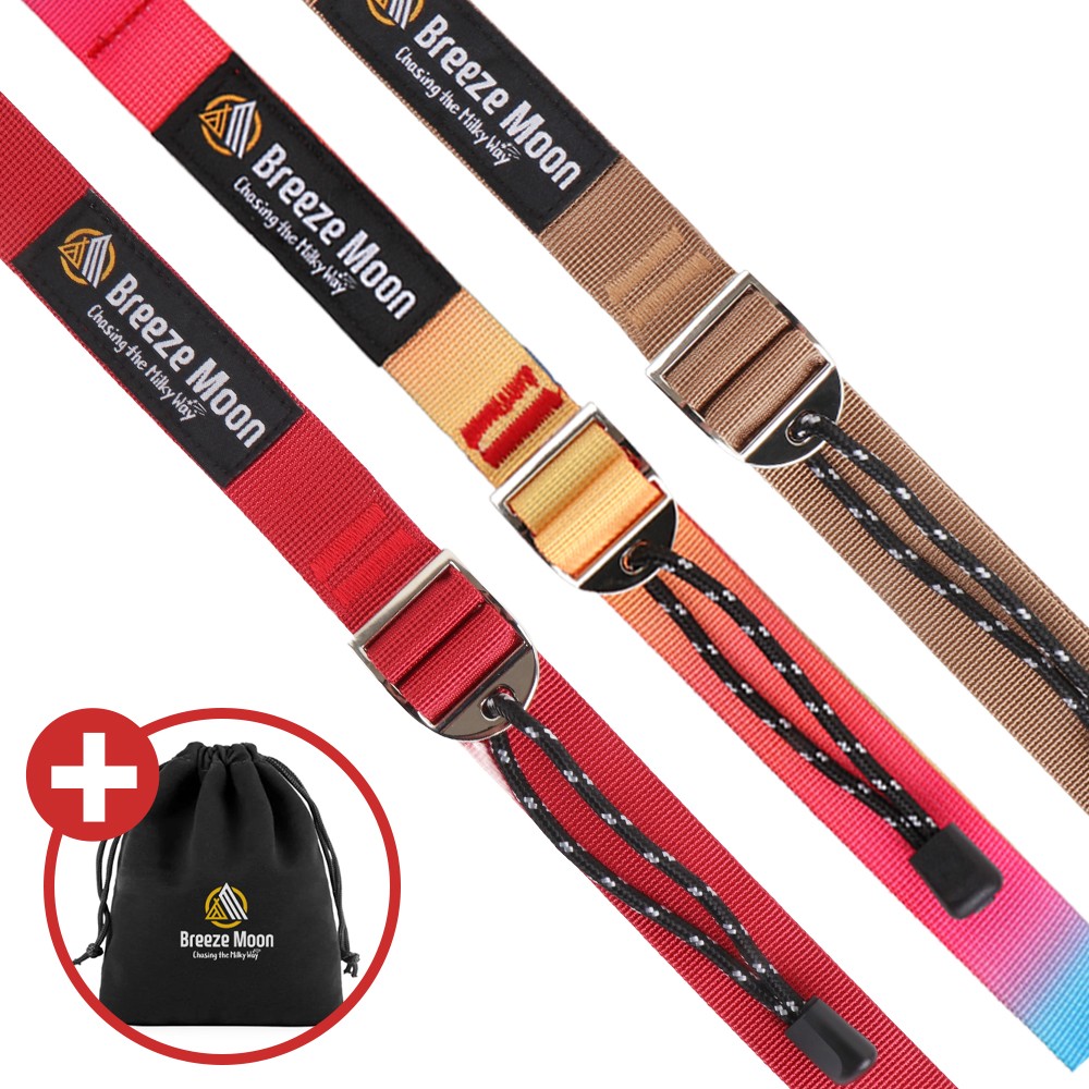 메인2P + 사이드4P 풀세트 브리즈문 고강도 타프 웨빙 스트랩 스트링 텐트 끈 줄 로프