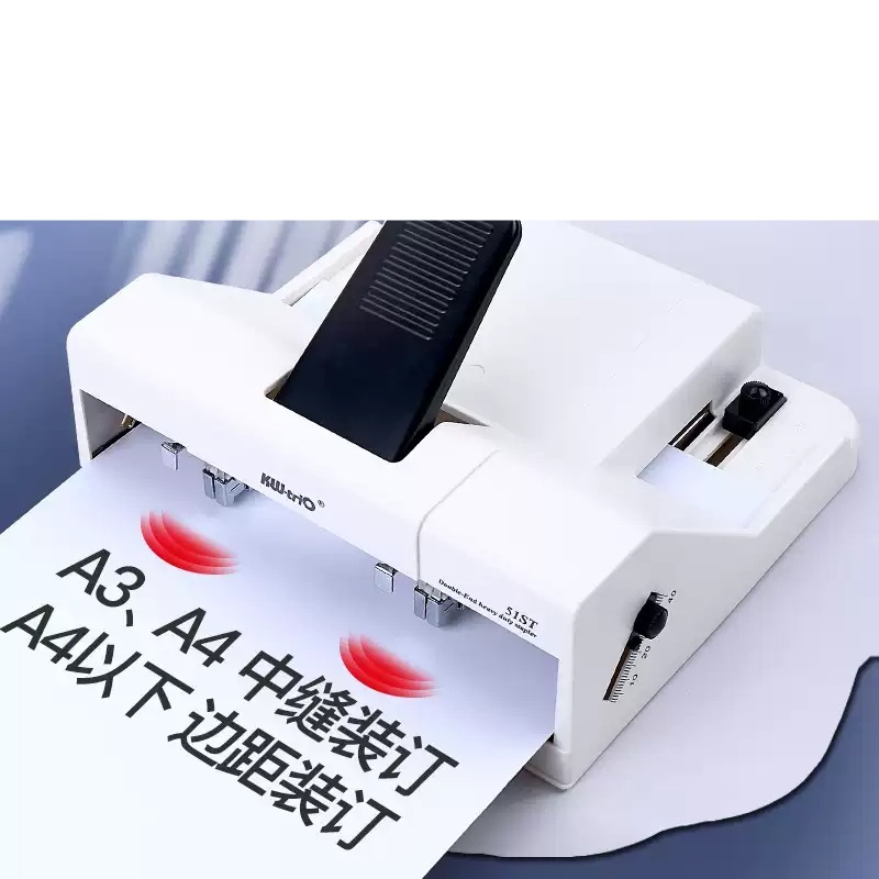 대형 호치케스 스테이플러 제본용 대용량 사무실 학교 A4가장자리 블랙 더블헤드 - 상품 이미지
