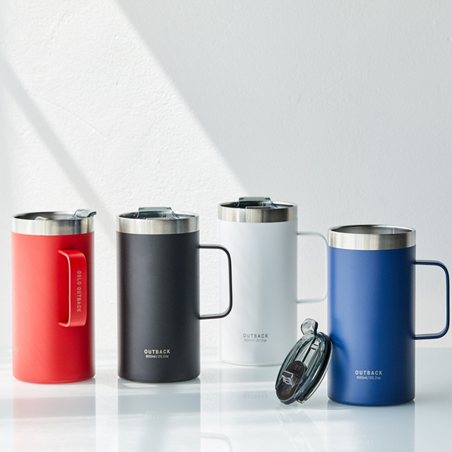 오슬로 이중진공 뚜껑 스텐머그 600ml - 상세 이미지 5