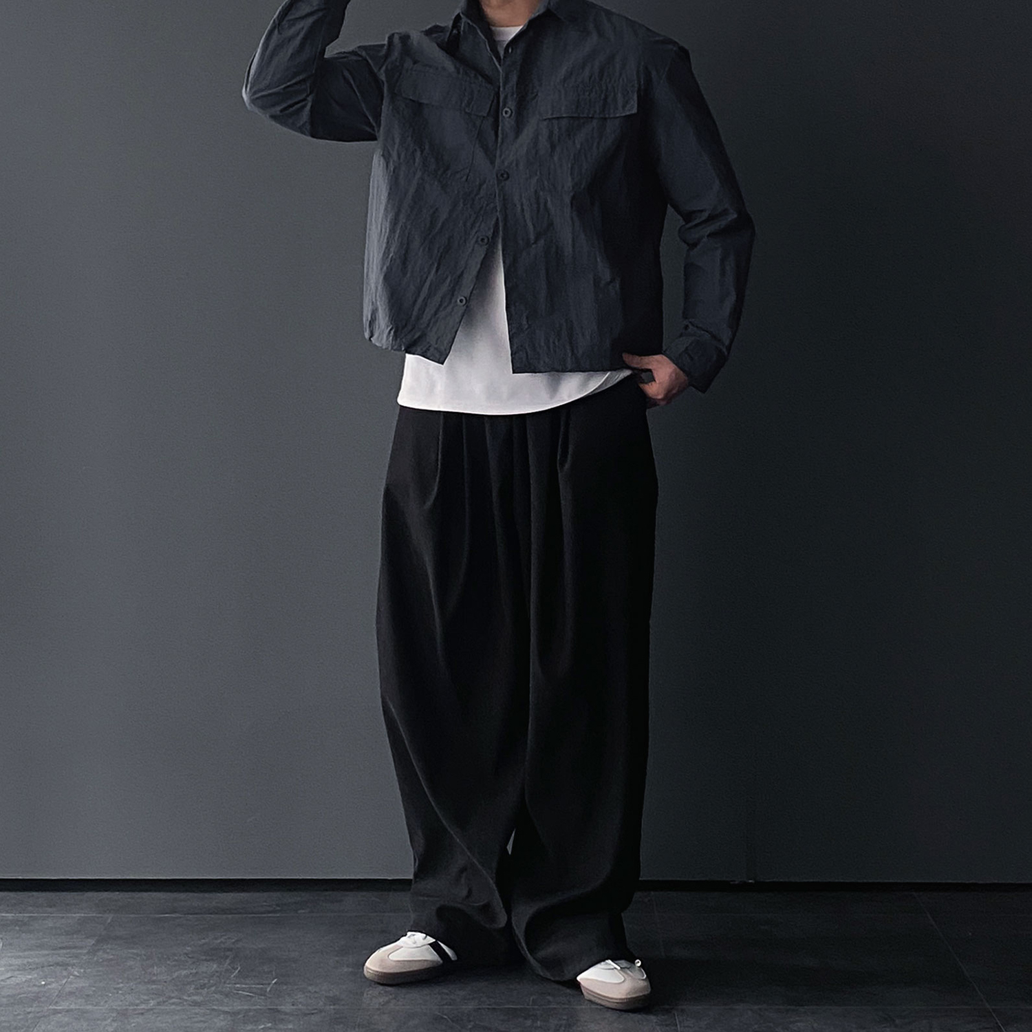 셔켓 나일론셔츠 남자크롭셔츠 이미지 6