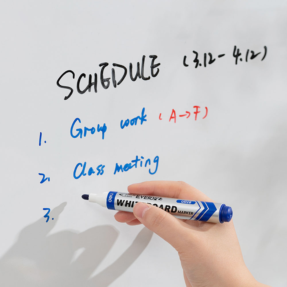 흑색 청 적 화이트 보드마카펜 사인펜 에브리 소프트 2.5mm 원형팁 - 상세 이미지 3