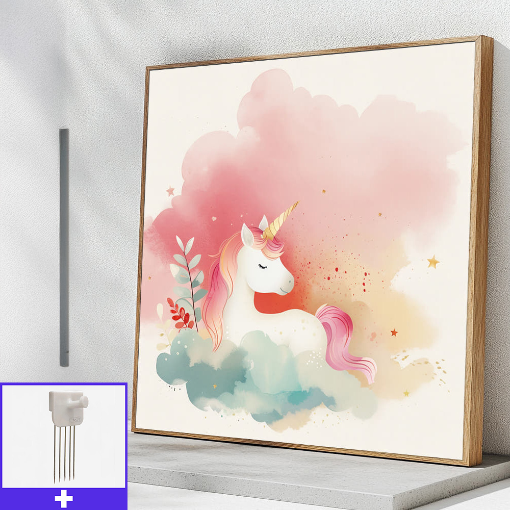 구름위의꿈 45cm x 45cm 무광화이트 알루미늄액자 - 메인 이미지