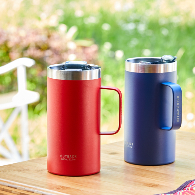 오슬로 이중진공 뚜껑 스텐머그 600ml - 상세 이미지 3