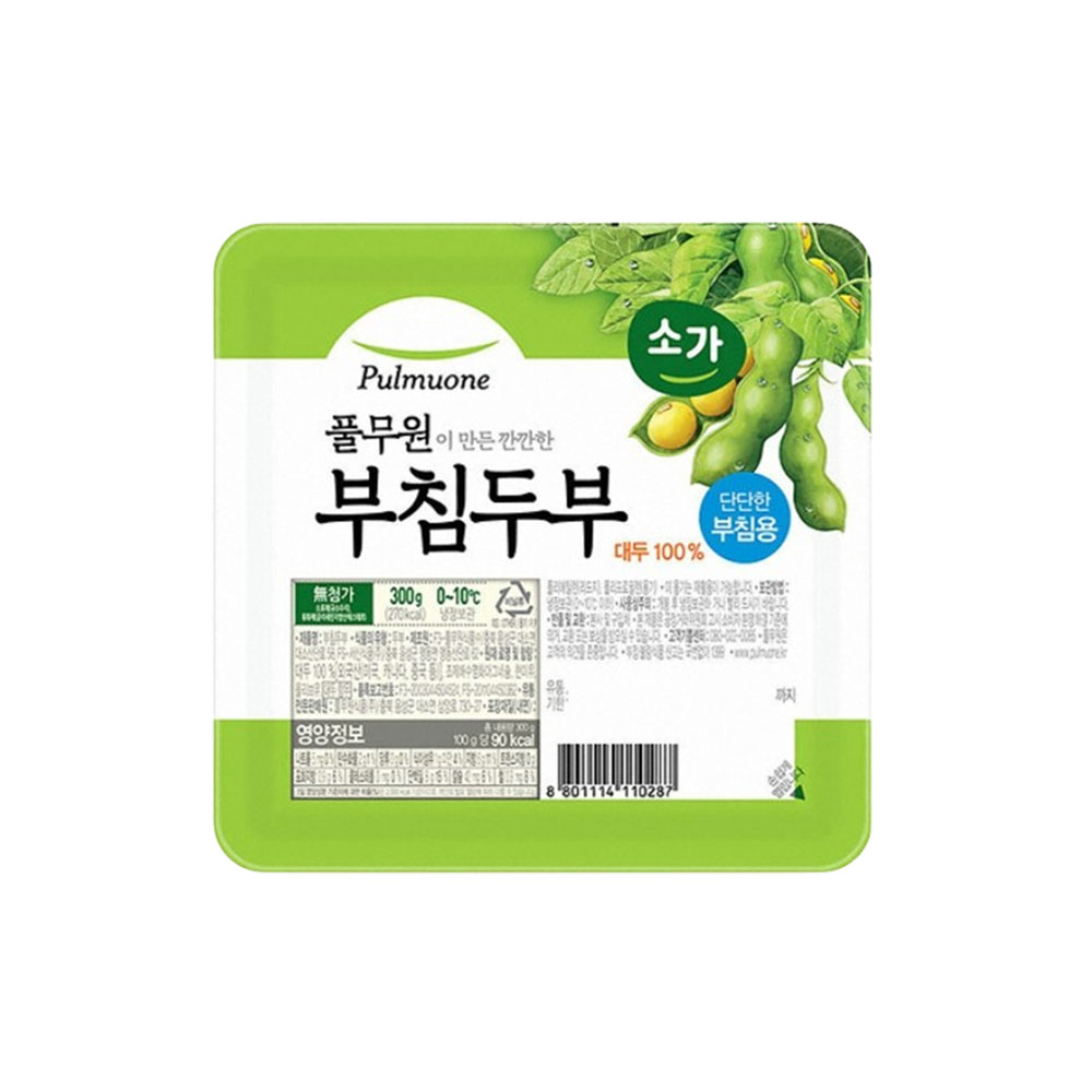 풀무원부침두부 300g 1개 두부구이 두부전 조림용 - 상품 이미지