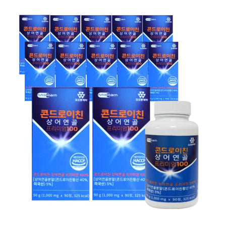 콘드로이친 상어연골 프리미엄100 1000mg 90정 12통 미국산원료 뼈건강 GT
