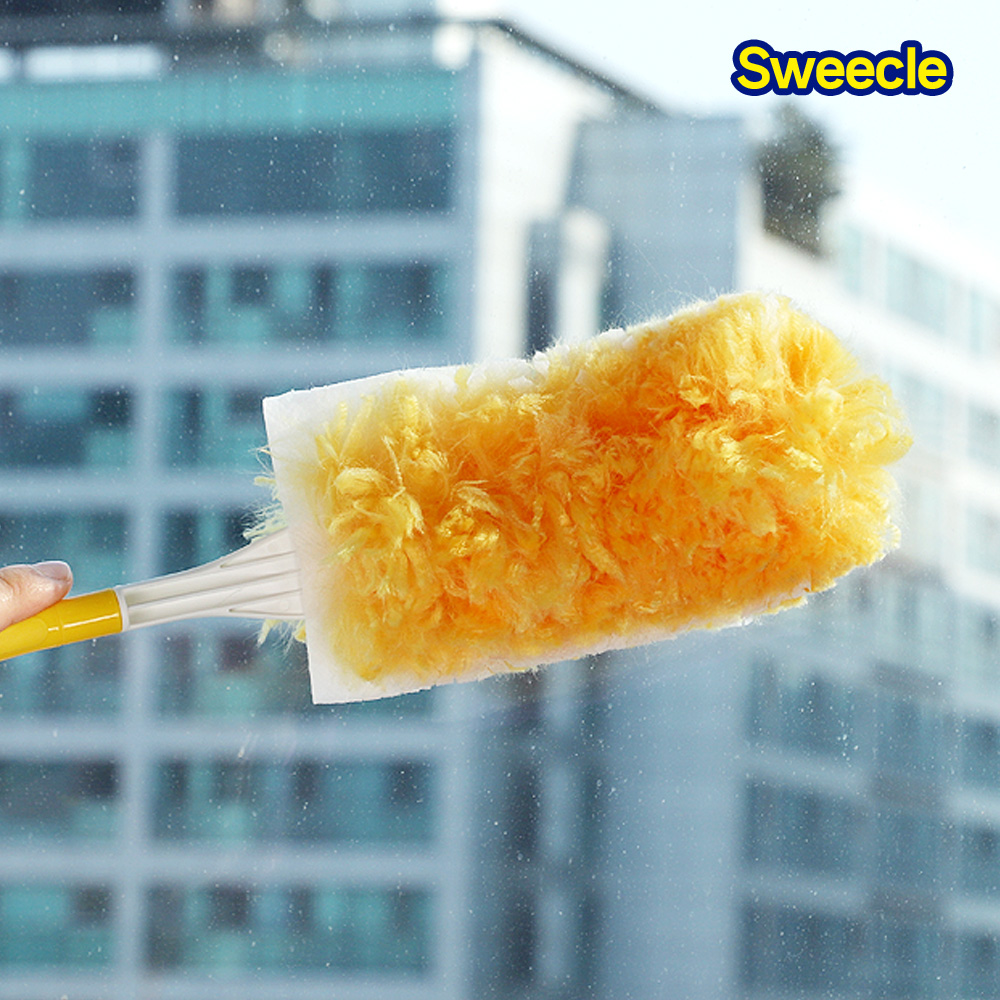 스위클 더스터 360 먼지털이 양면 정전기 먼지떨이 청소 핸들+리필 10개