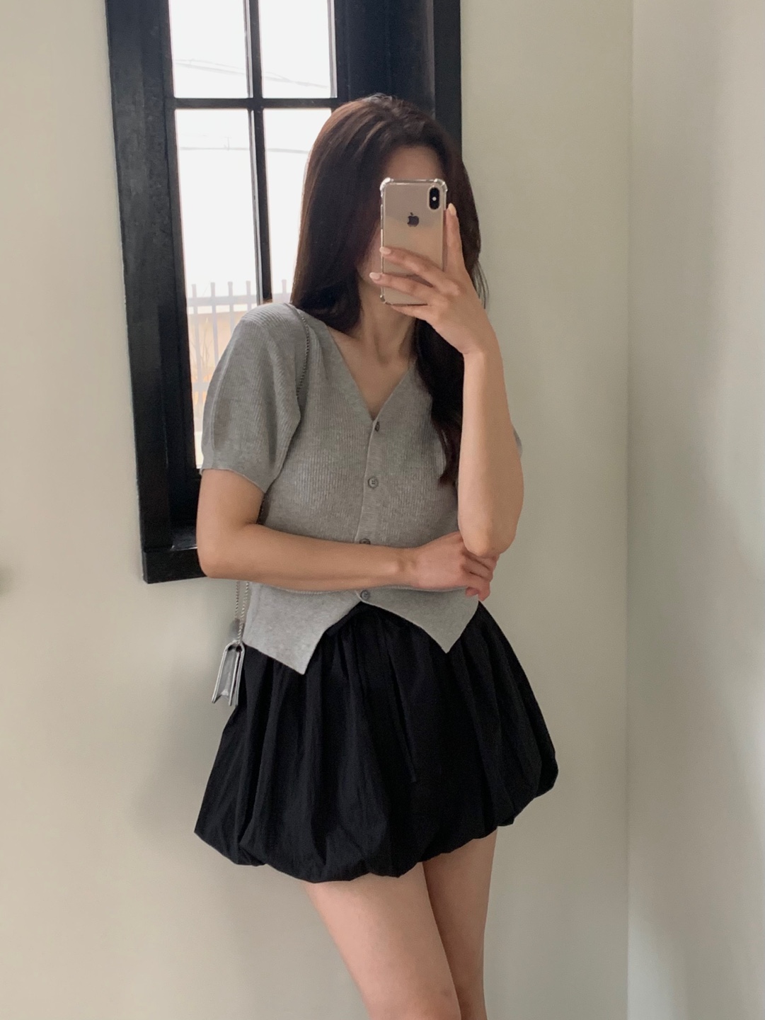 핀터 펌킨 벌룬 미니 스커트 4color (치마바지/ 미니스커트/ 벌룬스커트/ 화이트스커트/ 밴딩스커트) 상세 이미지 24