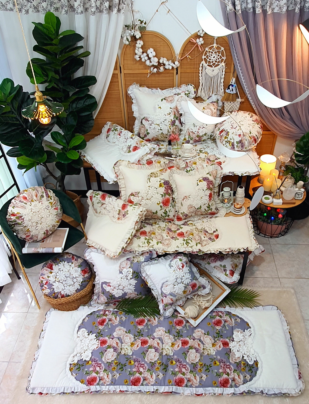 오월 보타닉 3인용 4인용 돌 쇼파패드 카우치 쇼파커버제작