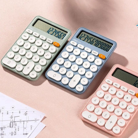 (주)델리코리아 델리 파스텔 계산기 사무실 사무용 키감좋은 계산기