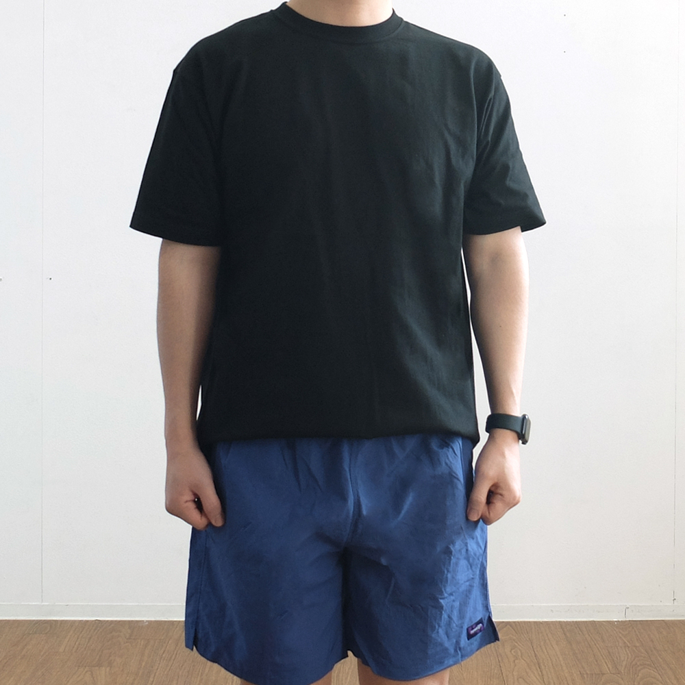 뉴싸인 오버핏반팔 두꺼운 반팔티 무지 티셔츠 면티 14수 - 상세 이미지 3