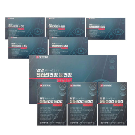 일양약품 전립선건강 눈건강 파워솔루션 1000mg 90캡슐 6박스 쏘팔매토 옥타코사놀 루테인 GT