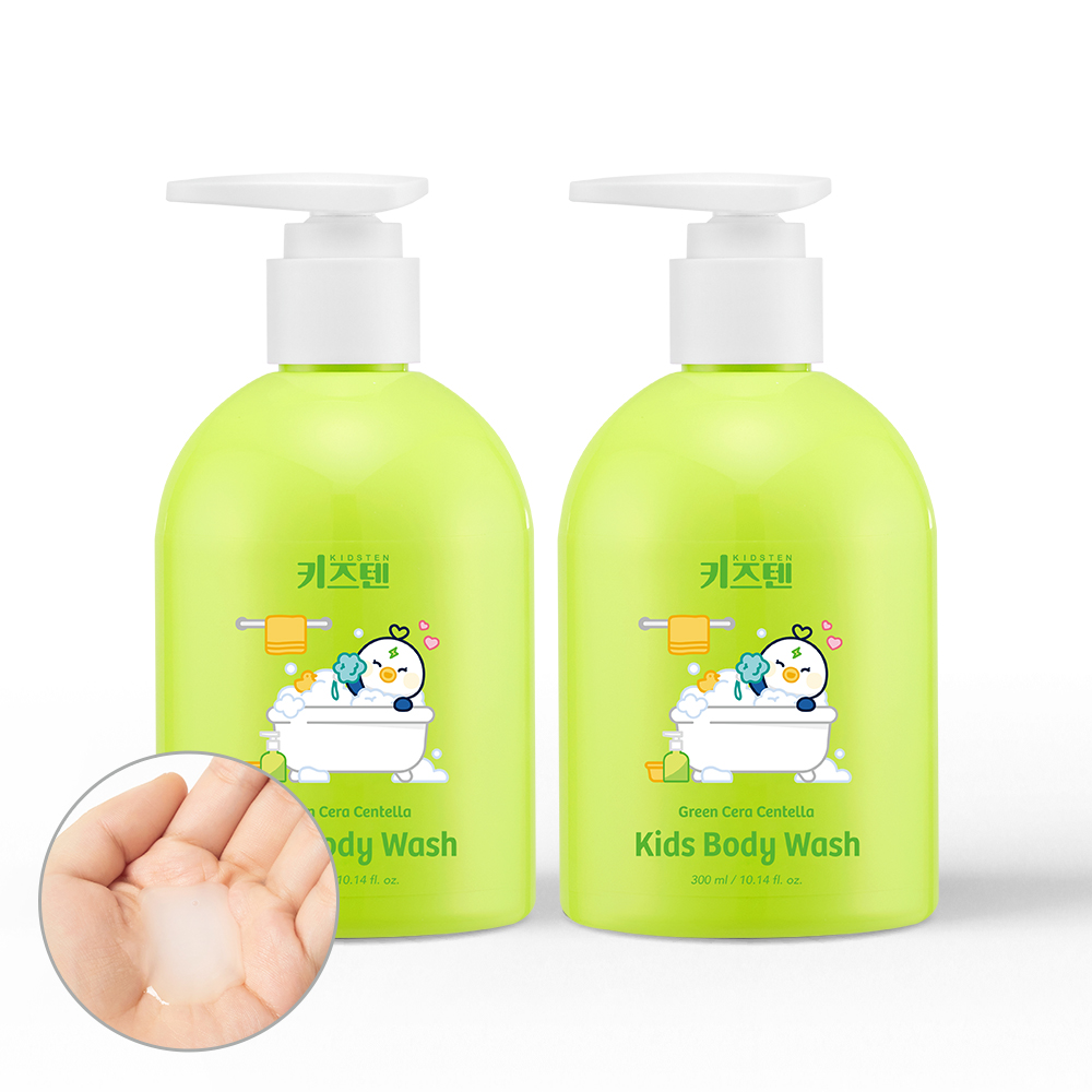 [1+1] 키즈텐 아기 유아 어린이 키즈 초등학생 약산성 순한 버블 목욕 바디워시 - 상품 이미지