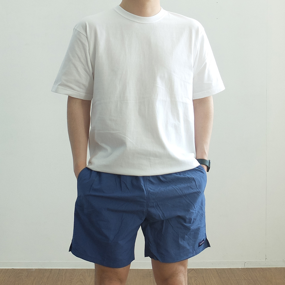 뉴싸인 오버핏반팔 두꺼운 반팔티 무지 티셔츠 면티 14수 - 상세 이미지 2