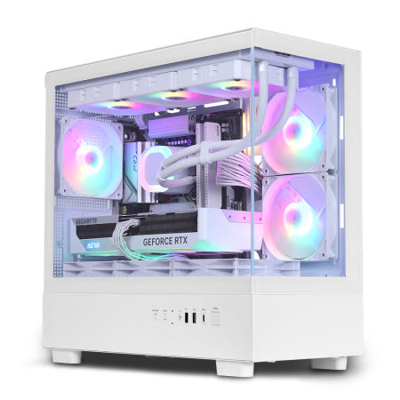 싸이번 CYBUNE LIMPID SC-M5 컴퓨터 PC 케이스 (화이트)