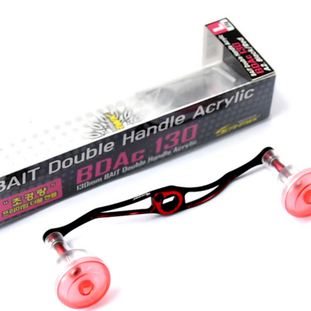 씨호크 BDAc 튜닝핸들 130mm 더블핸들 아크릴 시마노 다이와 호환 - 상세 이미지 3