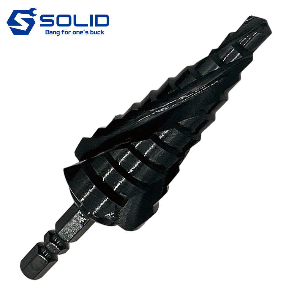 솔리드 3날 철 스텐 스텝드릴 홀쏘 홀커터 비트 천공 목재 겸용 6-25mm, 1개 이미지 3