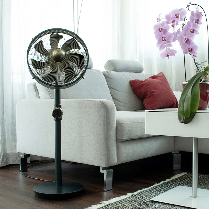 스타일리스 스탠드 선풍기 우라노스 BLDC 키큰 무소음 레트로 코스트코 - 상세 이미지 3