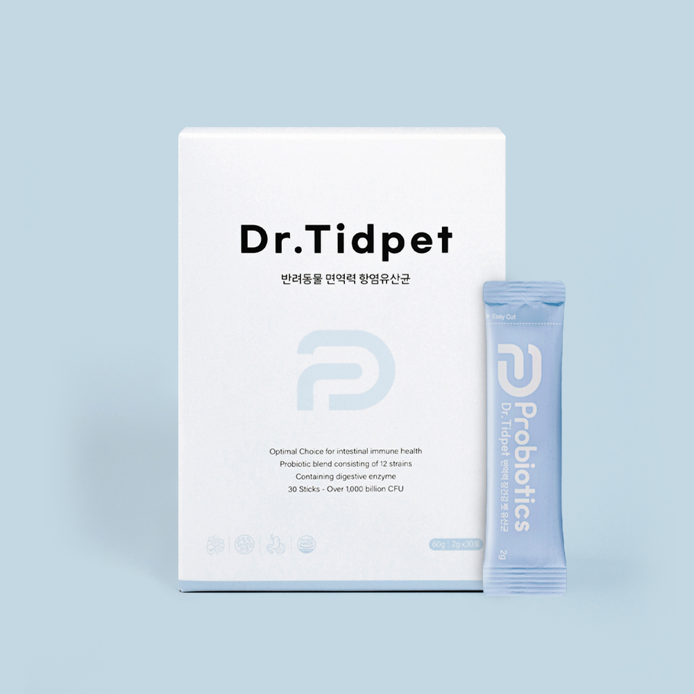 [냉장배송] 닥터티드펫 강아지 유산균 면역력 1조 CFU 변비 설사 30포, 1개