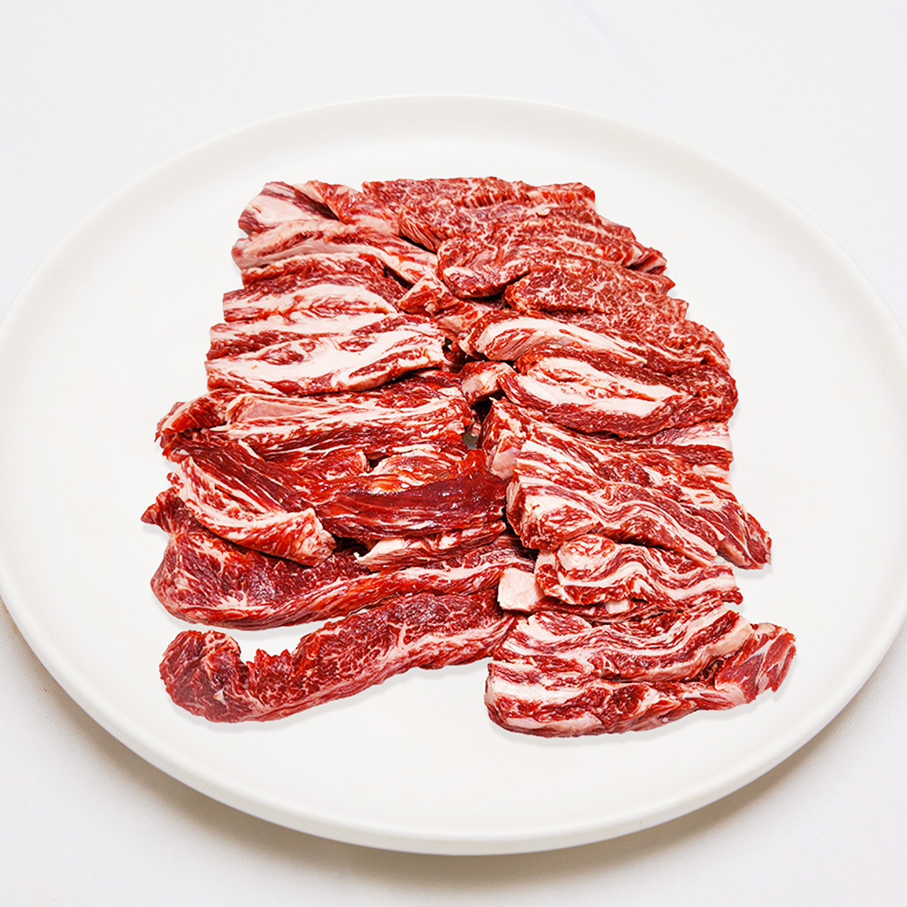 한우소갈비 갈비살 투뿔 마장동 소고기 모듬 1kg - 상품 이미지