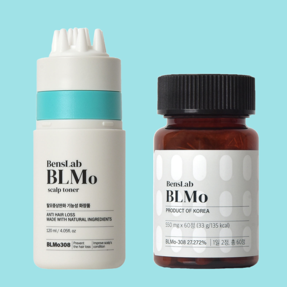 [비엘모 세트구성]두피토너 120ml 1개+먹는 비엘모 1개월분