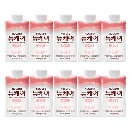 뉴케어 케이디 200ml 10캔 비투석 환자 균형 건강영양식 식사대용 저단백 D
