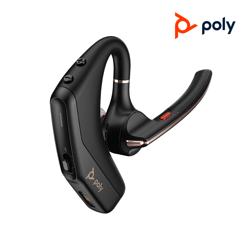 폴리 플랜트로닉스 보이저 레전드 50 업무용 통화용 귀걸이형 무선 모노 블루투스 이어폰