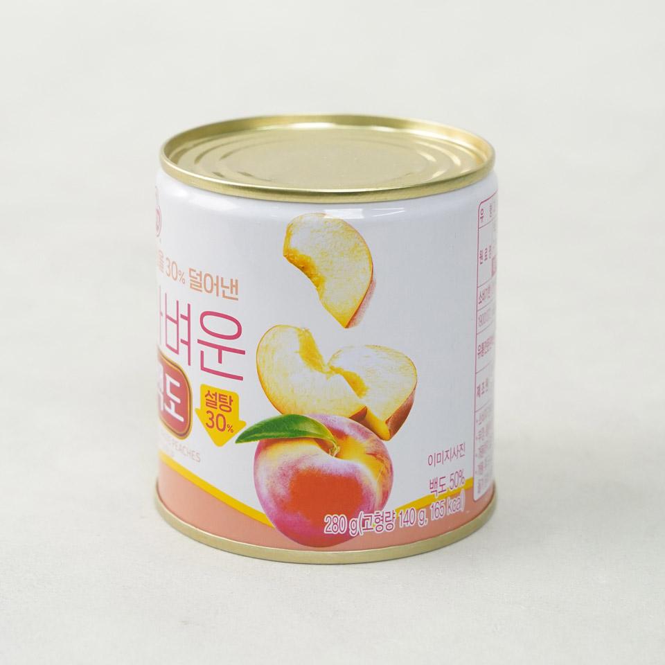 메가마트 오뚜기 가벼운 백도 280g - 상세 이미지 2