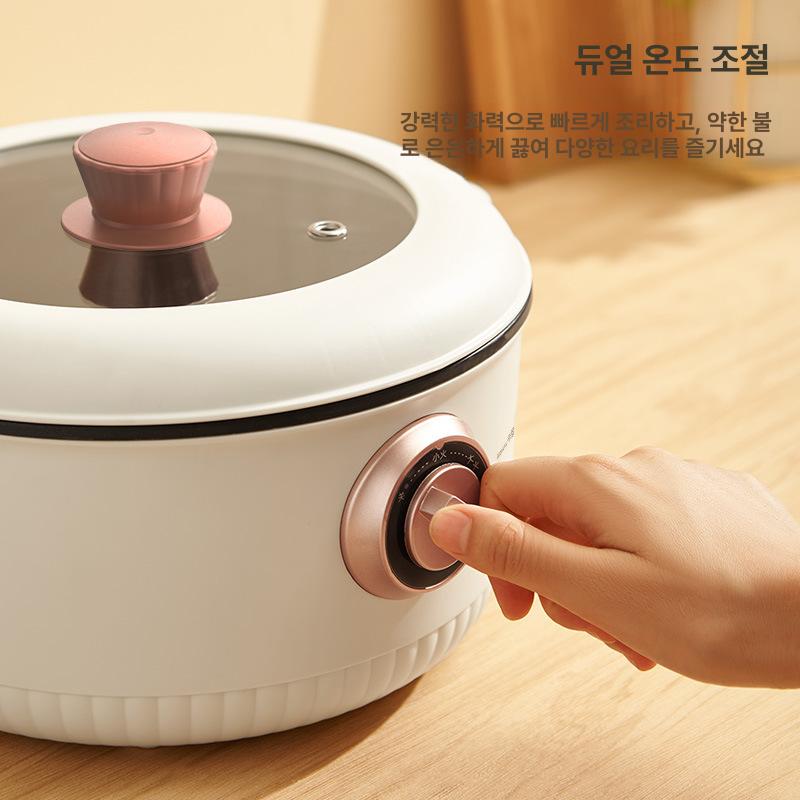 다기능 전기 냄비 스팀기 전기냄비 멀티쿠커 전기찜기 냄비포트 계란찜기 만능찜기 스팀이 있는 전기 냄비 XM-668 - 상세 이미지 4