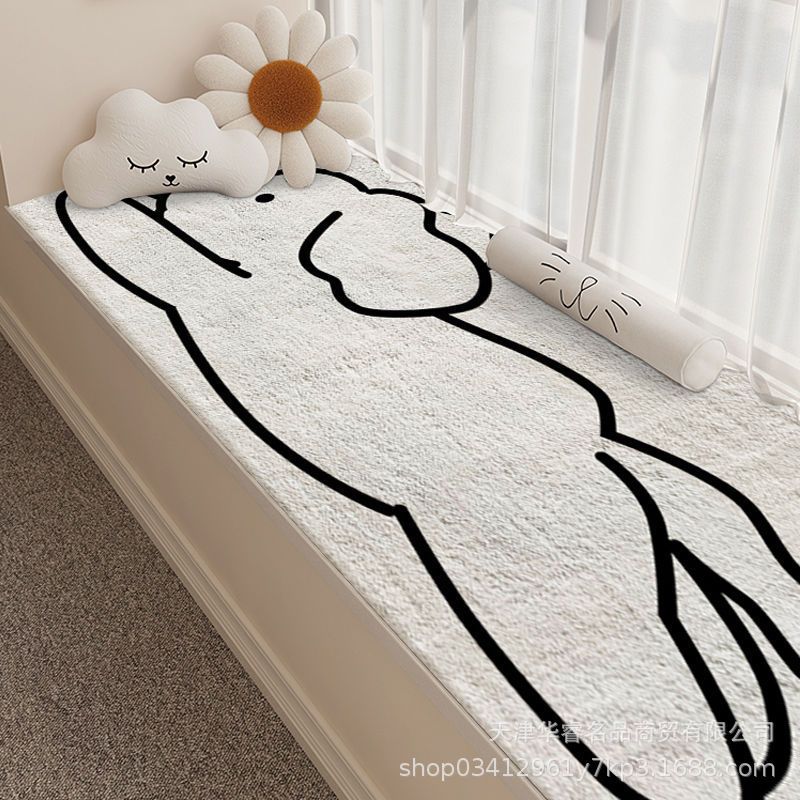 귀여운 고양이 초대형 특대형 러그 직사각형 동물 카펫 A 40x120cm - 상세 이미지 5
