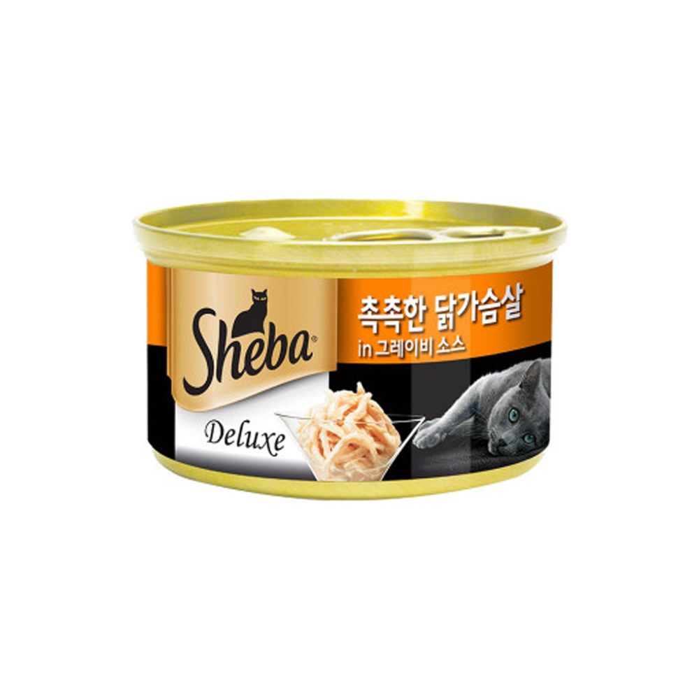 쉬바캔 고양이 습식캔 간식 촉촉한 닭가슴살, 85g, 1개 - 상품 이미지