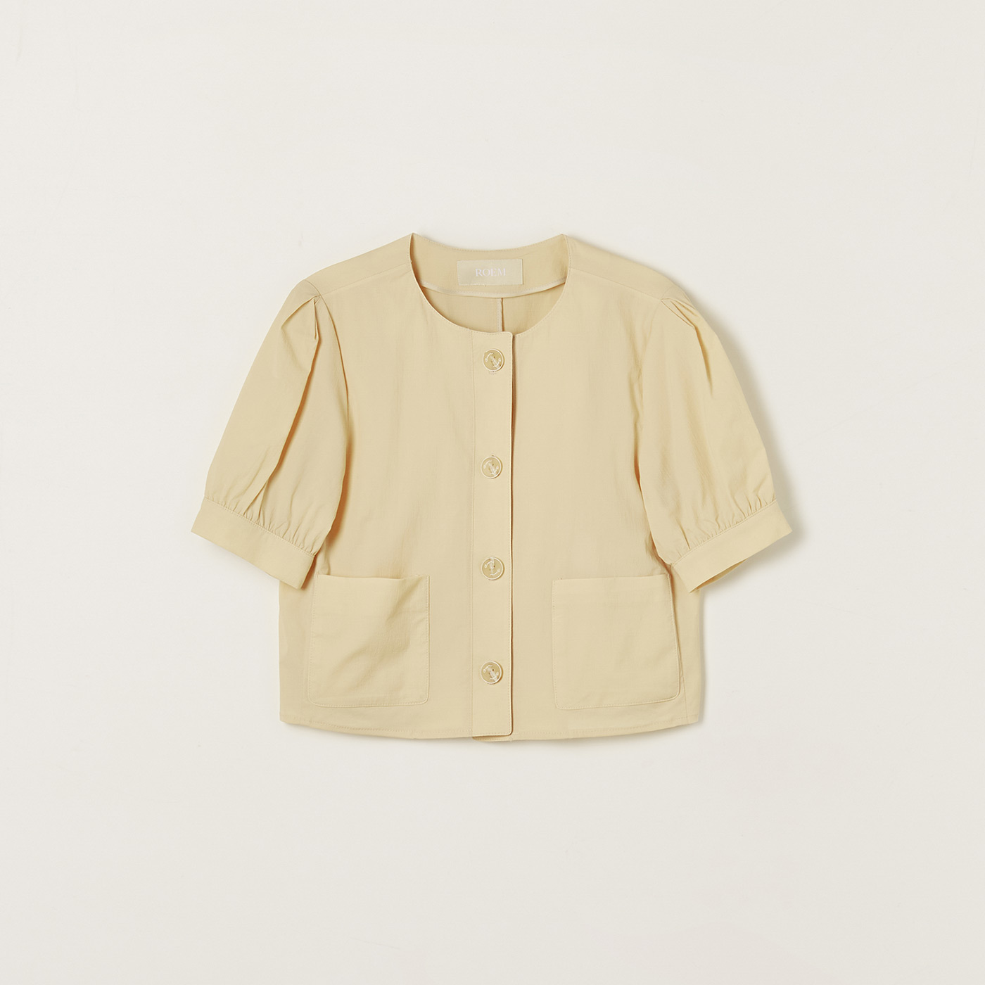 로엠 화섬 반팔 자켓 RMJKF25R16 - 상세 이미지 4