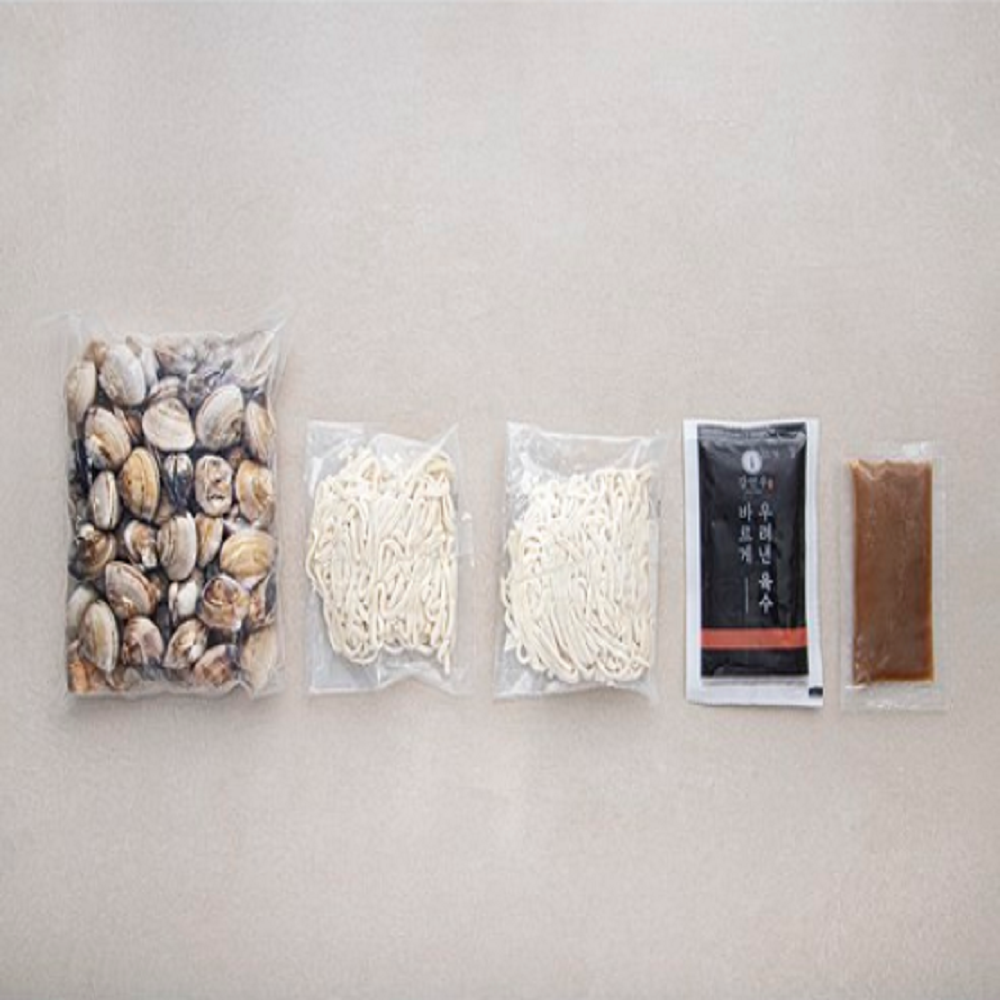 어부백서 the푸짐한 강연우백합많이칼국수 백합1kg + 칼국수면400g + 육수150g세트 - 상세 이미지 5