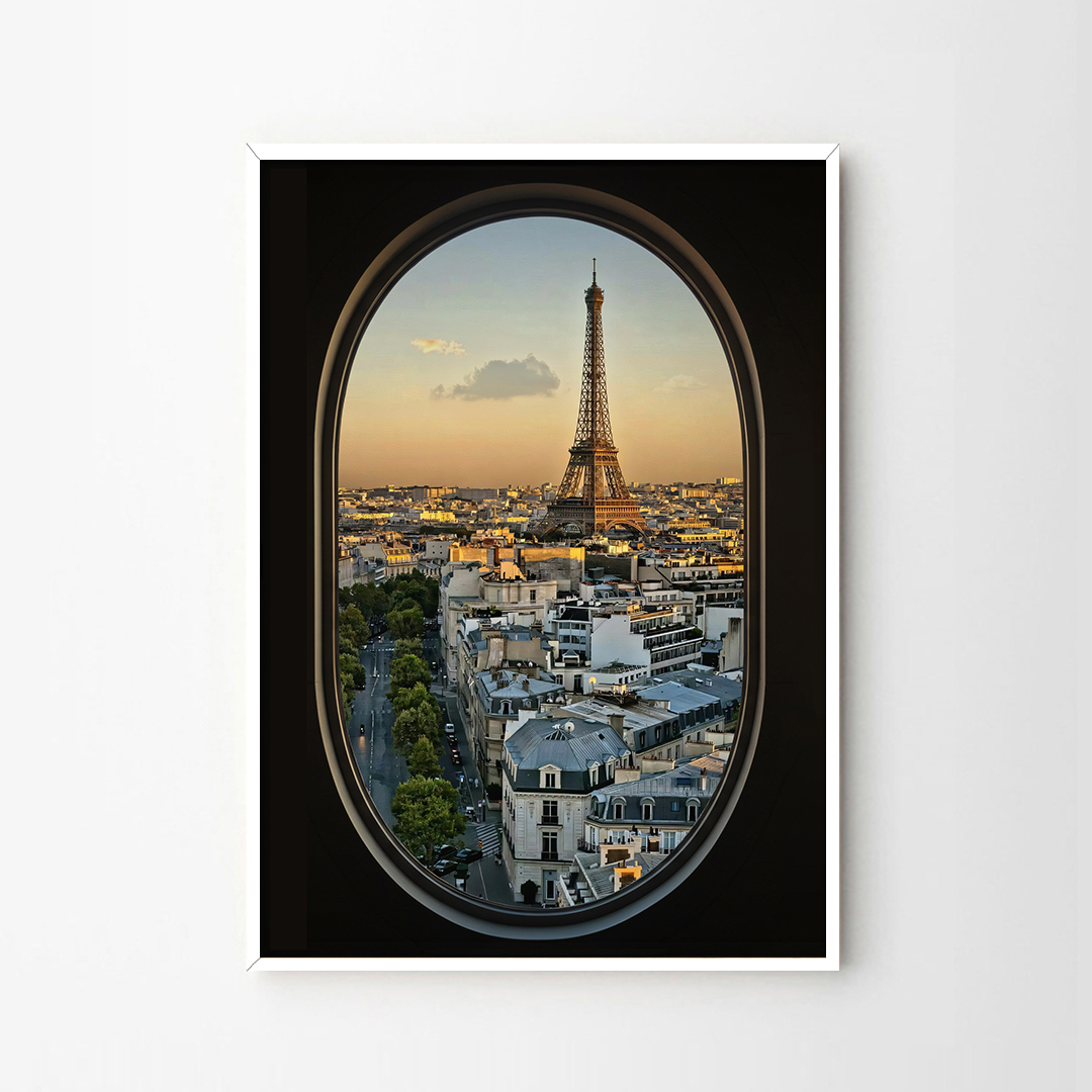 애시드로우 프랑스 감성 창문 액자 포스터 French window - 상품 이미지
