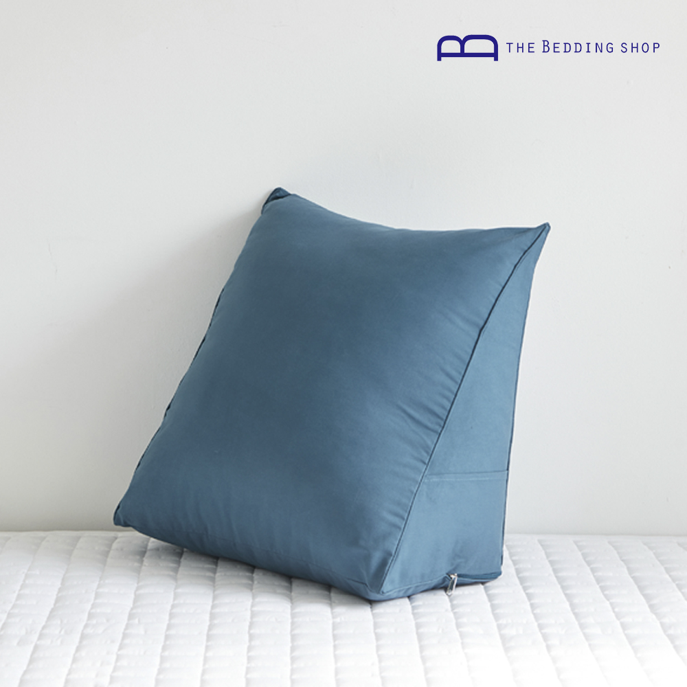 더베딩샵 1+1 삼각 등받이쿠션 허리 쇼파 침대 쿠션