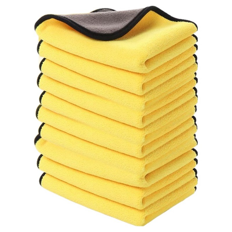 디어까사 프리미엄 다용도 양면 극세사 물기제거 세차타월 30x30cm, 10개 - 메인 이미지